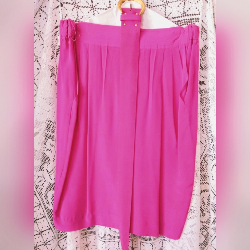 100% silk suit.